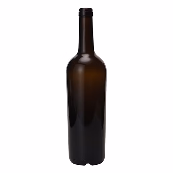 Empty 750ml Bordeaux Burgundy Clear Amber Glass Wine Bottle Wholesale Champagne Grape Red Wine Bottle