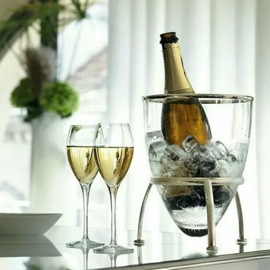 Emerald Green Color 750ml Glass Champagne Bottle