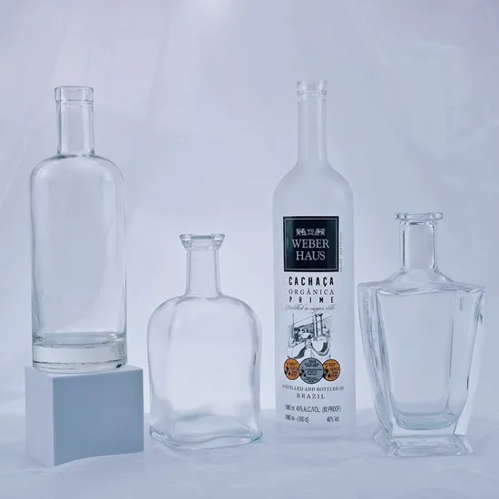 Empty Glass Liquor Bottle Burgundy Champagne Wine Bottle 750ml