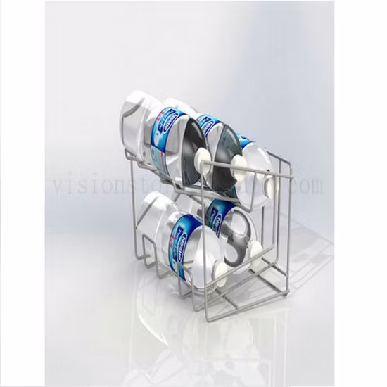 Бутылки, вода, проволочная корзина, аксессуары для торгового оборудования.